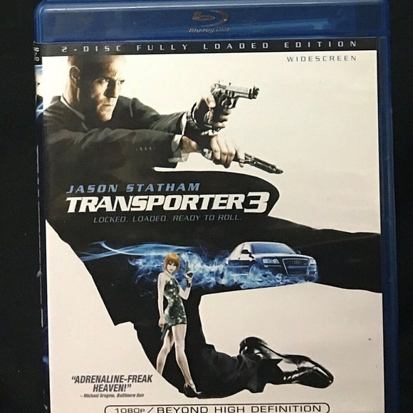 Transporter 3 Blu-ray Action Movie Statham 2 Disc Edition Digital Copy 2009 MINT - Picture 2 of 13